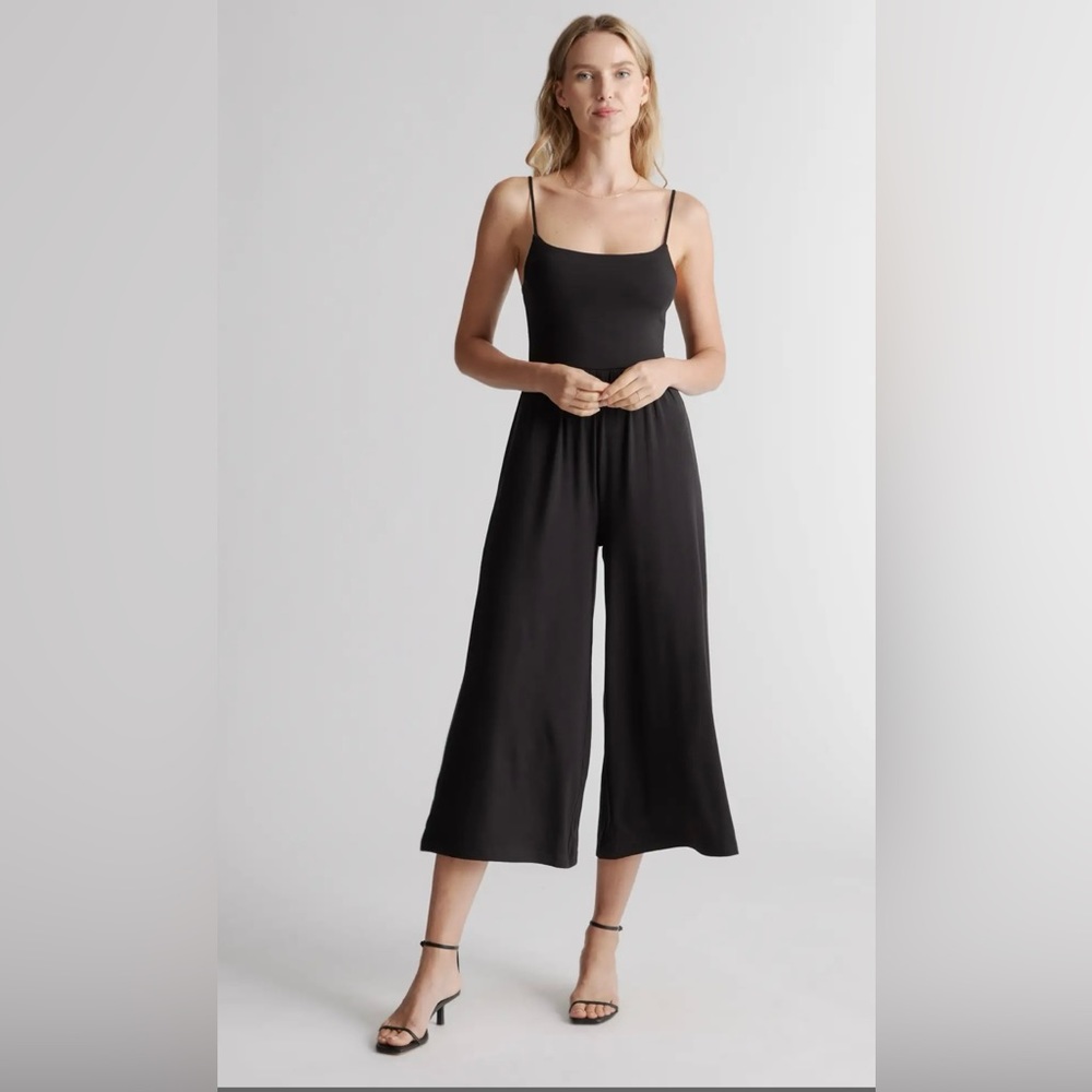 NWOT - Quince Tencel Jersey Wide Leg Jumpsuit